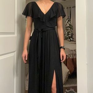 Long black dress